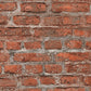 Brick Cottage Deco Wallpaper in Red/Grey