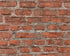 Sample Brick Cottage Deco Wallpaper in Red/Grey