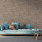 Brick Cottage Deco Wallpaper in Grey