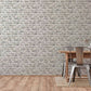 Brick Cottage Deco Wallpaper in Grey/Neutral