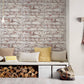 Brick Cottage Wallpaper in Beige/Brown/Cream