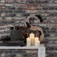 Brick Cottage Wallpaper in Brown/Beige/Grey
