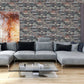 Brick Cottage Wallpaper in Brown/Beige/Grey