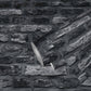 Brick Cottage Wallpaper in Grey/Black