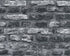 Sample Brick Cottage Wallpaper in Grey/Black