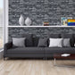 Brick Cottage Wallpaper in Grey/Black
