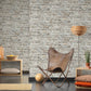 Stone Deco Wallpaper in Taupe