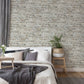 Stone Deco Wallpaper in Taupe
