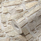 Stone Deco Wallpaper in Beige/Yellow