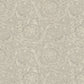 Baroque Textured Damask Wallpaper in Neutrals/Silver from the Versace IV Collection