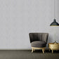 Baroque Textured Damask Wallpaper in Grey/Metallics from the Versace IV Collection