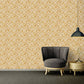 Baroque Textured Damask Wallpaper in Browns/Metallic from the Versace IV Collection