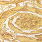 Baroque Textured Damask Wallpaper in Browns/Metallic from the Versace IV Collection