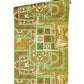 Classical Deco Textured Damask Wallpaper in Green/Gold from the Versace IV Collection