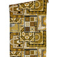 Classical Deco Textured Damask Wallpaper in Black/Gold from the Versace IV Collection