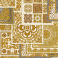Classical Deco Textured Damask Wallpaper in Cream/Gold from the Versace IV Collection