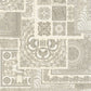 Classical Deco Textured Damask Wallpaper in Grey/Metallic from the Versace IV Collection