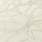 Modern Geometric Textured Wallpaper in Ivory/Metallic from the Versace IV Collection