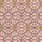 Modern Geometric Textured Wallpaper in Pink/Metallics from the Versace IV Collection