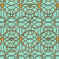 Modern Geometric Textured Wallpaper in Green/Metallics from the Versace IV Collection
