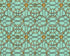 Modern Geometric Textured Wallpaper in Green/Metallics from the Versace IV Collection