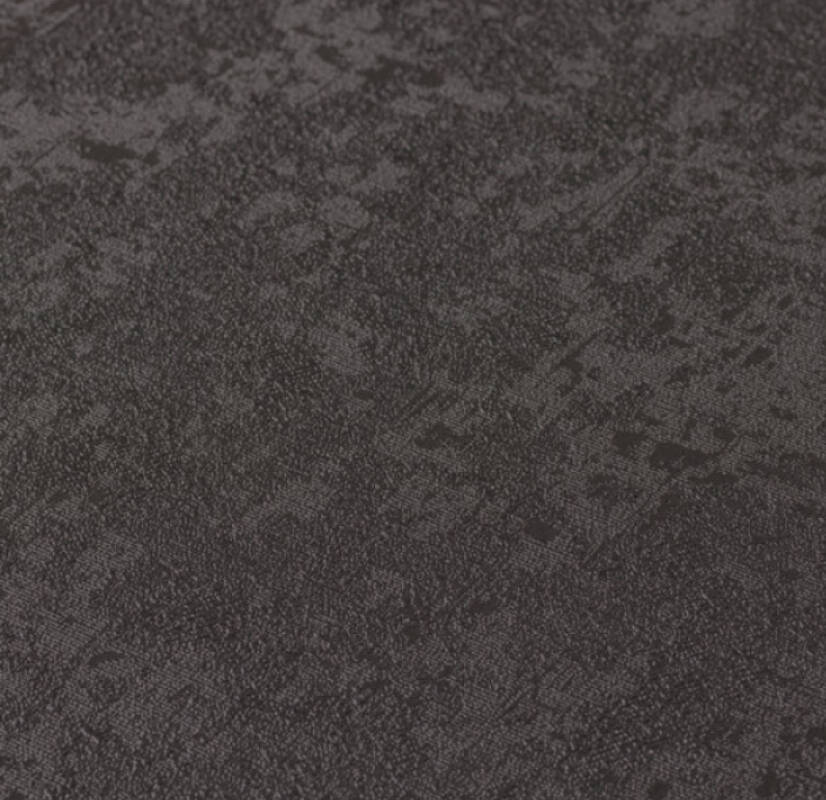 Classical Solid Textured Wallpaper in Black/Metallic from the Versace IV Collection