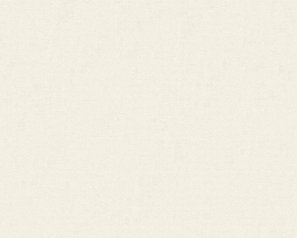 Classical Solid Textured Wallpaper in White/Metallic from the Versace IV Collection