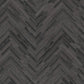Cottage Wood Textured Wallpaper in Black/Grey from the Versace IV Collection