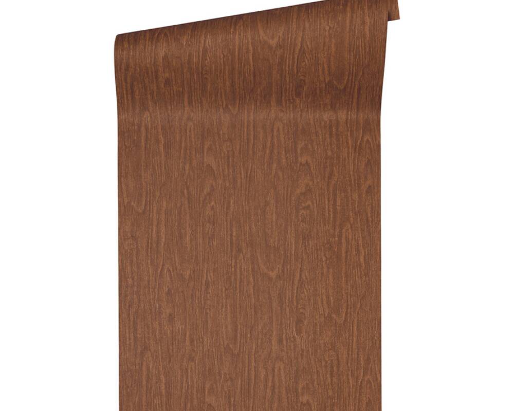 Woodgrain Textured Wallpaper in Brown/Red from the Versace IV Collection