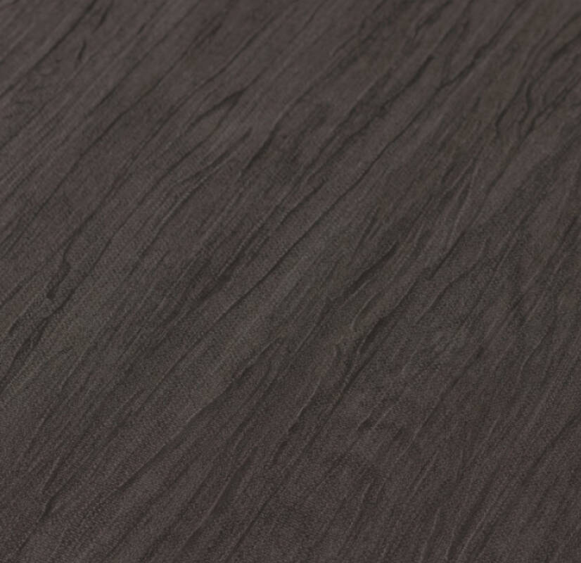 Woodgrain Textured Wallpaper in Black/Grey from the Versace IV Collection