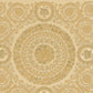 Classical Tile Baroque Textured Wallpaper in Gold from the Versace IV Collection