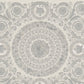 Classical Tile Baroque Textured Wallpaper in Grey/Silver from the Versace IV Collection