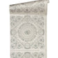 Classical Tile Baroque Textured Wallpaper in Grey/Silver from the Versace IV Collection
