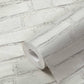 Brick Cottage Wallpaper in Stone/White