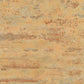 Distressed Stone Wallpaper in Orange/Blue