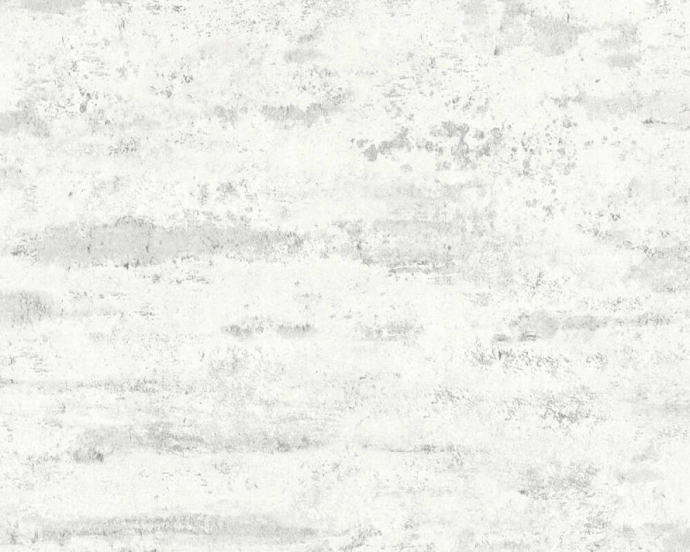Sample Distressed Stone Wallpaper in White