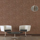 Brick Structures Wallpaper in Brown/Orange