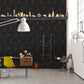 Marble Structures Wallpaper in Black/Grey/Metallic