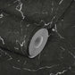 Marble Structures Wallpaper in Black/Grey/Metallic