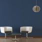 Stripes Textured Wallpaper in Blue from the Versace V Collection