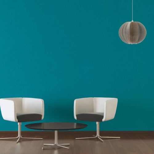 Solid Textured Wallpaper in Blue/Green by Versace Home