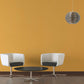 Solid Textured Wallpaper in Yellow/Orange from the Versace V Collection