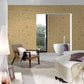 Medusa Head Silhouette Textured Wallpaper in Gold from the Versace V Collection