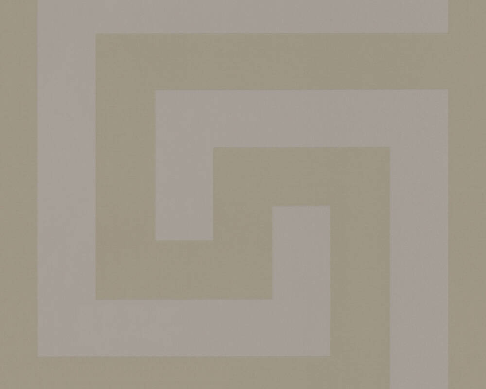 Geometry Figures Textured Wallpaper in Cream/Gold by Versace Home
