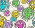 Medusa Head Textured Wallpaper in White/Multi by Versace Home