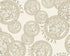 Medusa Head Textured Wallpaper in Gold/Cream by Versace Home