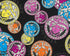 Medusa Head Textured Wallpaper in Black/Multi by Versace Home