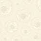 Medusa Head Textured Wallpaper in Cream/White by Versace Home