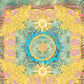 Baroque Ornaments Textured Wallpaper in Gold/Multi by Versace Home