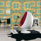 Baroque Ornaments Textured Wallpaper in Gold/Multi from the Versace V Collection